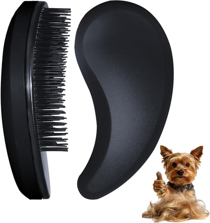 Small Dog Brush- Grooming Tool for Teddy, Yorkies, Maltese, Shih Tzu, Chihuahua - Puppy Hair Brush (Blue)