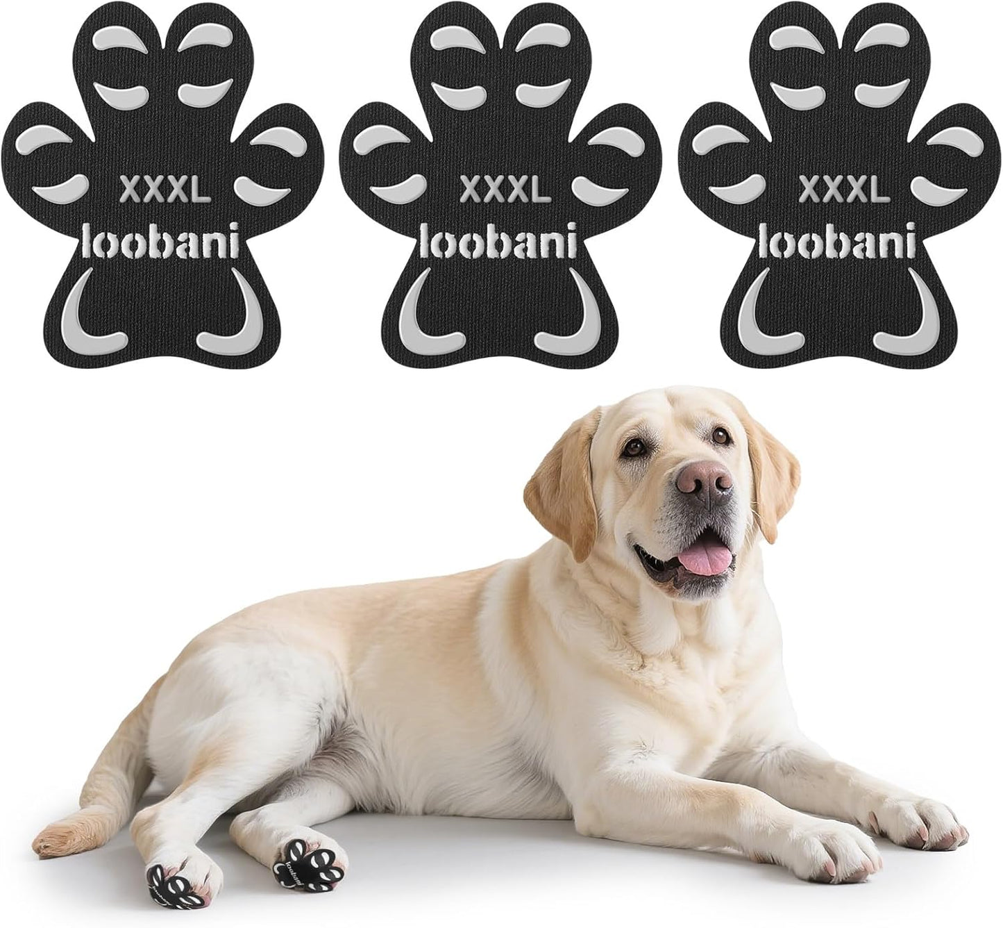 Paw Pads for Dogs Traction - 48Pieces Anti-Slip Sticky Dog Paw Protector Pads for Senior Dogs, Non Slip Adhesive Dog Paw Pads for Slippery Hardwood Floors to Prevent Slipping While Walking Running