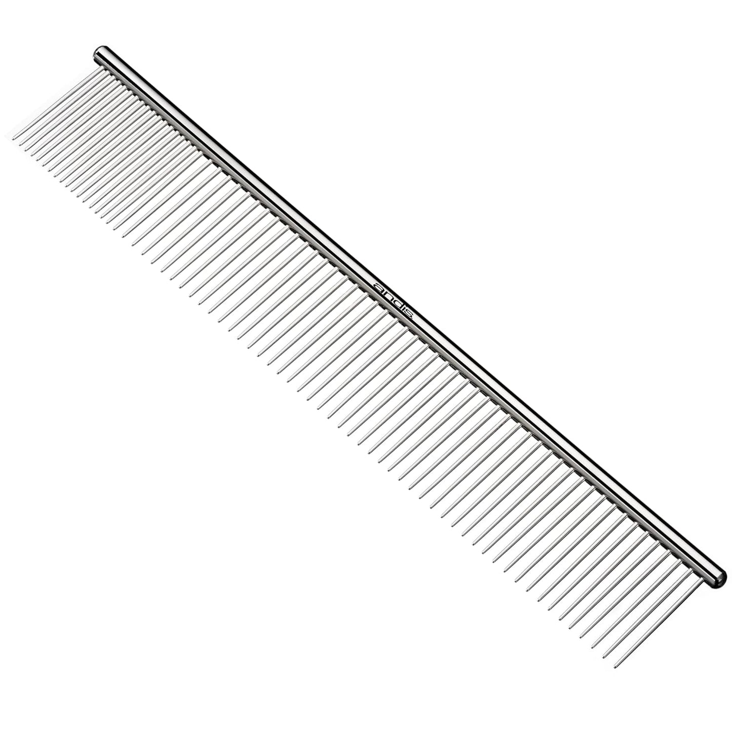 Andis 68550 Stainless Steel Pet Grooming Comb – Dematting Tool for Knots, Mats & Loose Hair Removal, 7.5-Inch, Professional Grooming Performance