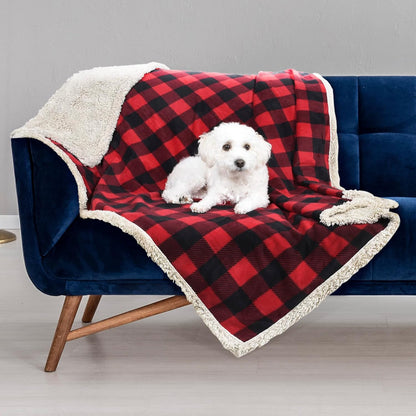 Kritter Planet Waterproof Dog Blanket, Reversible Water Proof Pet Blanket for Couch, Bed & Sofa, Washable Couch Covers for Large Dogs - Protects Furniture from Fur, Dirt, and Accidents