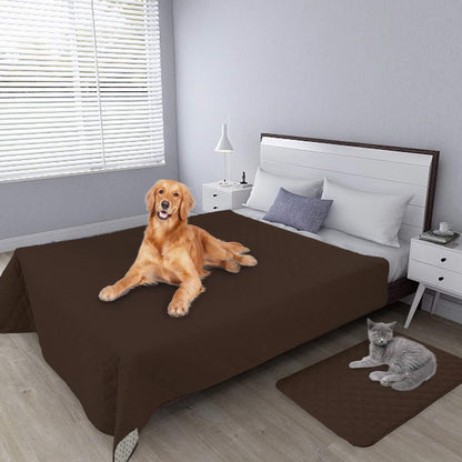 Easy-Going 100% Waterproof Dog Bed Cover, Non-Slip Pet Blanket for Furniture, Washable Couch Cover, Repleasement Sofa Cover (68x82 in,Gray)