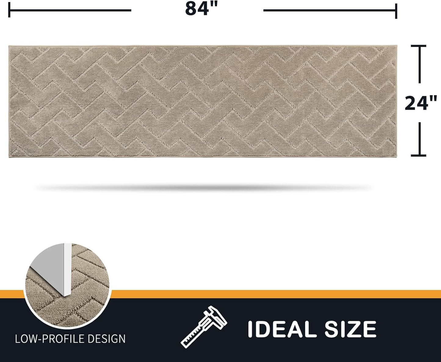 PURRUGS Dirt Trapping Door Mat 20" x 31.5", Non-Slip Machine Washable Entry Rug, Dog Doormat, Indoor Front Door Mat, Super Absorbent Entryway Rug for Muddy Shoes & Paws, Taupe