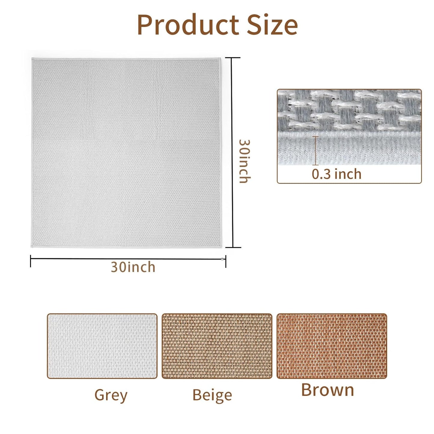 Carpet Stairs Runner for Wood Stairs, 8"x 30",Reusable Washable Self-Stick Stair Treads, for Indoor Steps, Non Slip for Kids Elders and Pets Stair Mats Residue Free, Grey 15-Pack