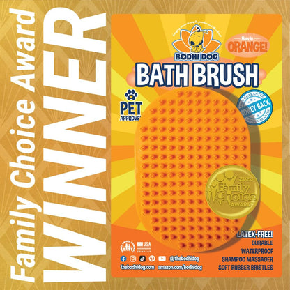 Bodhi Dog Shampoo Brush - Pet Grooming & Bath Supplies for Dogs and Cats - Bath Brush for Long & Short Hair - Premium Scrubber for Shower, Bathing & Massage (One Pack, Blue)