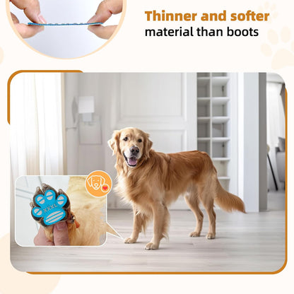 Anti-Slip Dog Paw Protector Pads for Senior Dogs, Dog Paw Adhesive Pads on Hardwood Floor,Senior Pets Essentials with Strong Traction,Puppy Grippers,12 Sets 48 pc L