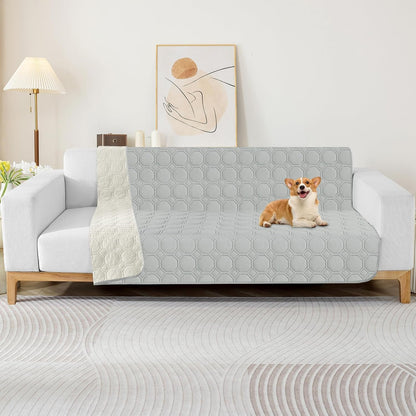 ZNSAYOTX Ultimate Cozy Blankets (30"x70") 100% Waterproof Sofa Mat Blanket for Dog Pets, Bed Couch Protector with Non-Slip Back Washable Durable, Pee Scratch Proof Easy to Clean (Dark Grey)
