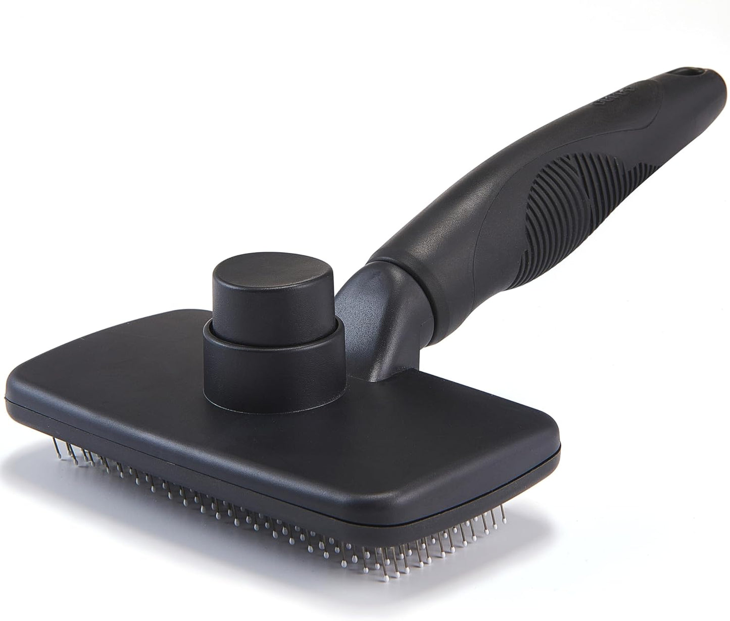Self Cleaning Slicker Brush for Dogs& Cats, Skin Friendly Grooming Brush for Shedding Long&Short Haired Dogs& Cats, Deshedding Pet Supplies Accessories, Green