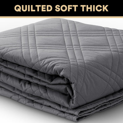 PrinceDeco 100% Waterproof Couch Cover for 3 Cushion Couch Sofa Pet Friendly Non-Slip Couch Cover for Dogs Washable Water Resistant Furniture Protector with Elastic Straps(Sofa 68", French Oak)