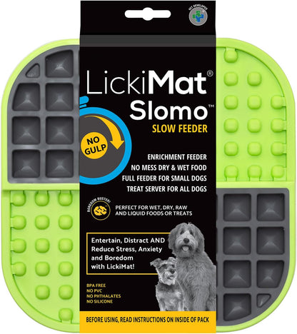 Lickimat Slomo, Dog Slow Feeding Lick Mat, Boredom Anxiety Reducer, Turquoise