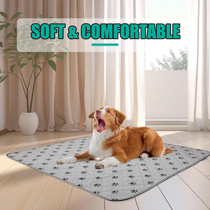 FURWEY 2 Pack Extra Large 72"X72" Washable Pee Pads for Dogs Super Absorbent Dog Training Pads Non-Slip Waterproof Pet Training Pads Mats Whelping Pads for Dogs Cats Puppy