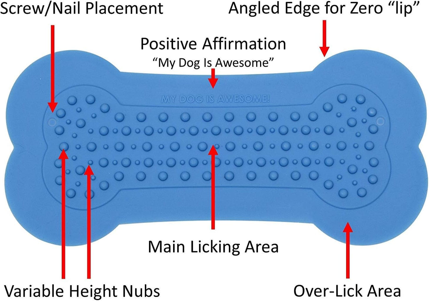 Lick Lick Pad Dog Accessories | Pet Shower Attachment | Dog Peanut Butter Lick Pad | Dog Bathing Station | Dog Bathing Supplies | Veterinarian Used | Suction to Wall | Large (Large - 1 Pack, Yellow)