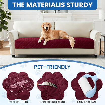 Waterproof Dog Blanket, Non-Slip Soft Pet Bed Cover, Couch Cover for Dogs Washable, Protects Sofa, Furniture, Crate, Car, Tear Resistant Leakproof Pet Blanket (30x70 Inch, Dark Grey)