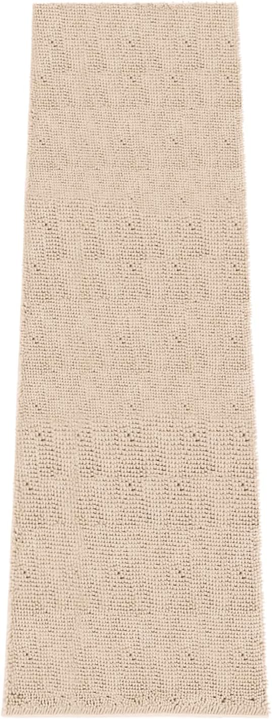 Absorbent Dog Door Mat for Muddy Paws, 60" x 24" Chenille Indoor Mats for Entryway, Trap Dirt Front Door Mat Indoor Entrance Washable Non Slip Soft