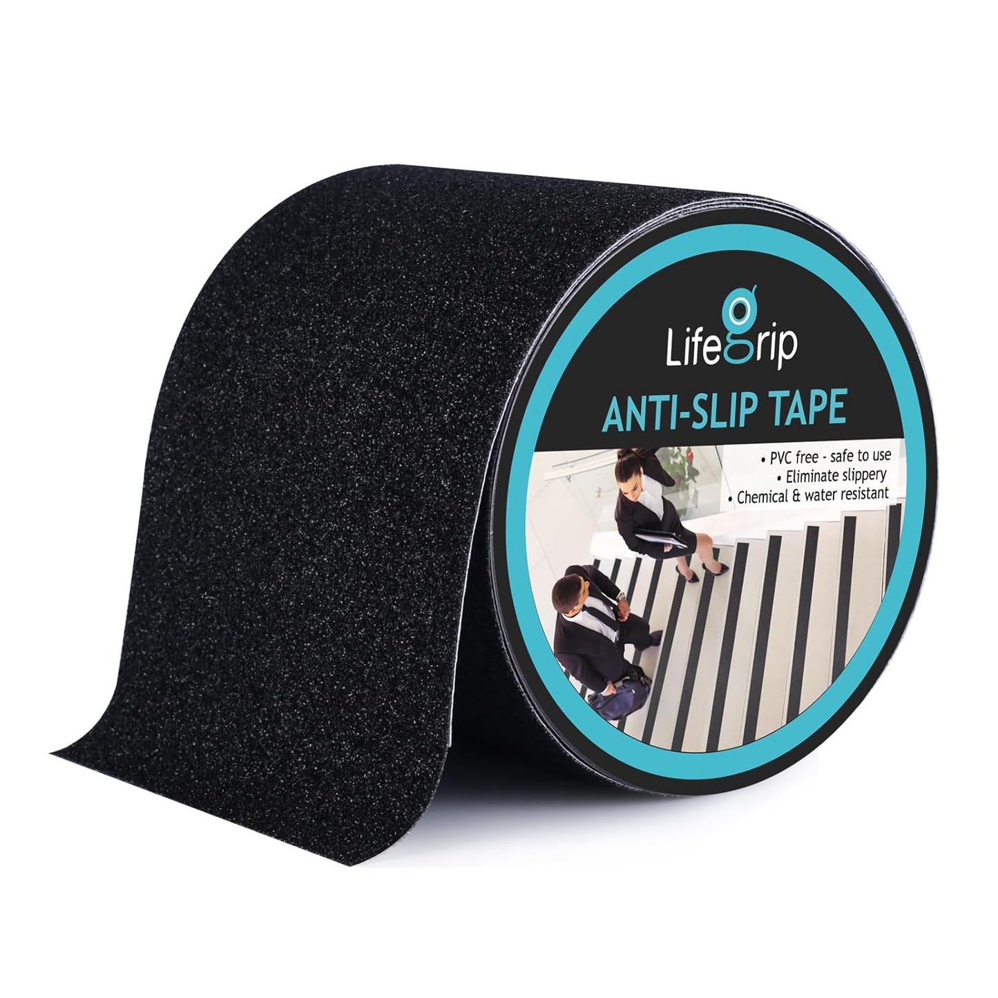 LifeGrip Anti Slip Transparent Anti Slip Tape, 4 inch by 30 feet, Non-Slip Traction Grip Tape to Tubs, Boats, Stairs, Clear, Soft, Comfortable for Bare feet (4" X 30')