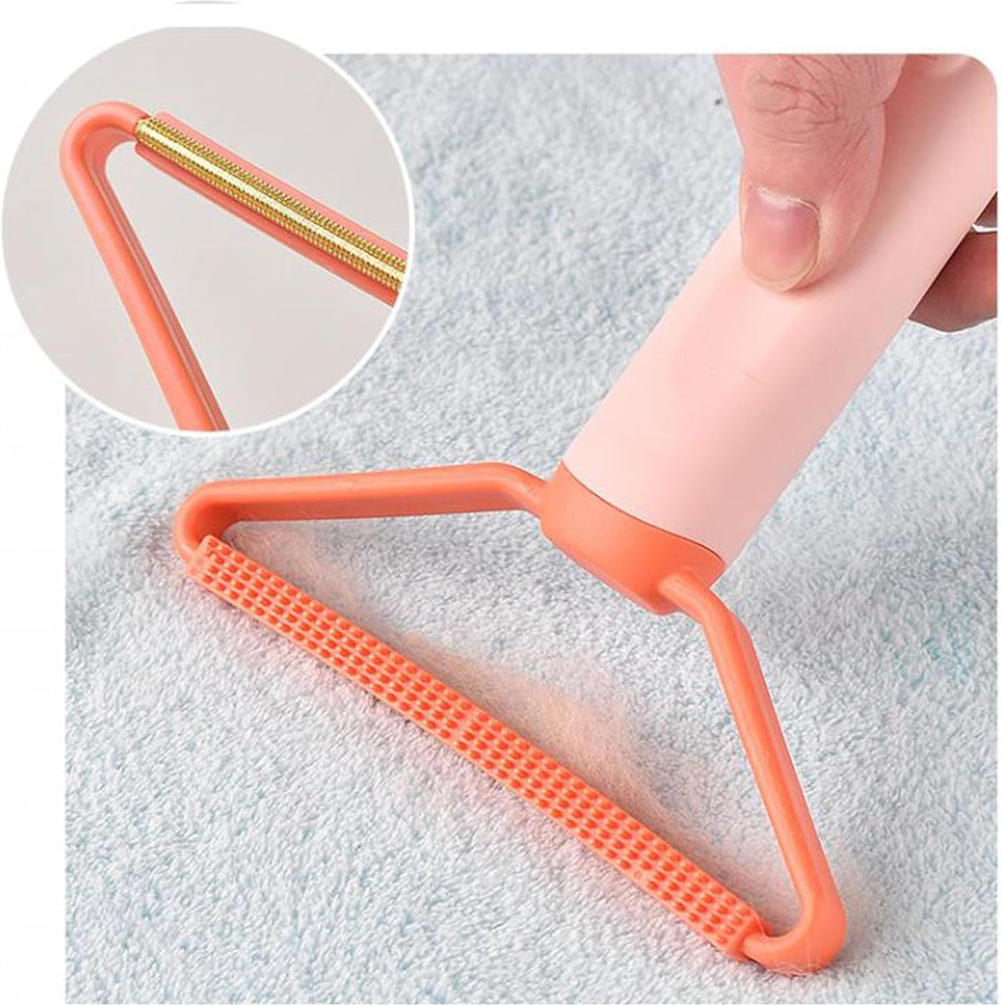 Pet Hair Remover Tool - Durable Pp Copper Double Sided 5.3in Width for Home Furniture, Easy to Clean Pet Hair Removal Tool