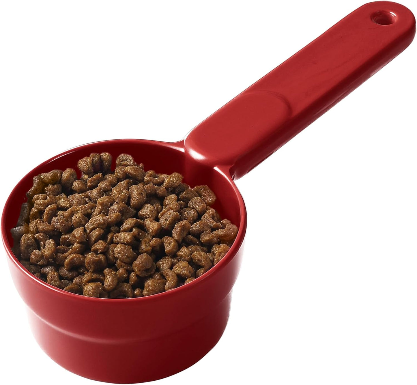 Joyinjojo Dog Food Scoop 1 Cup 1/2 Cup - Melamine Dog Food Measuring Cup, Pet Food Scoop for Dog Cat...Comfortable Long Handle for Easy to Scoop Food