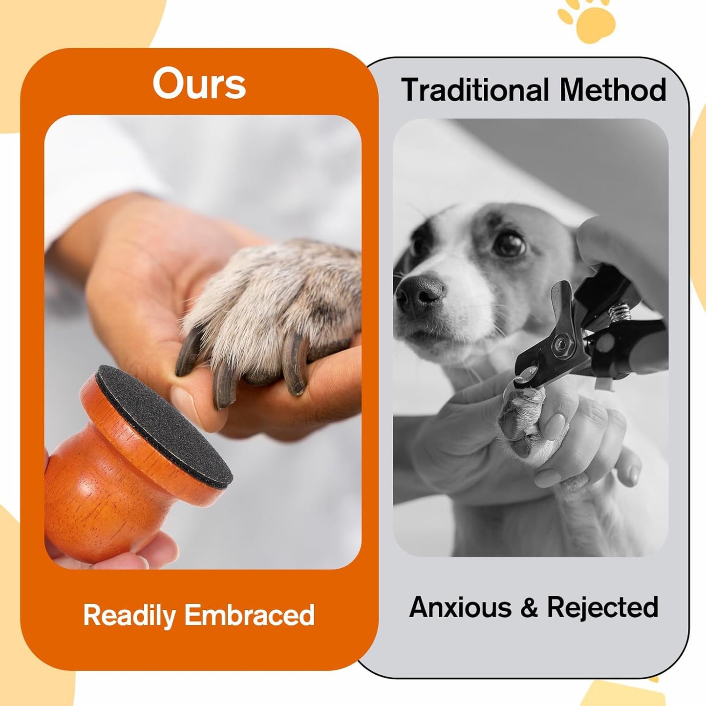 Dog Nail File with Replaceable Filing Disc Dog Nail File Scratch Board Replaceable Sandpaper Stress Free Nails Filing Dogs Trainning Accessories for Smooth and Healthy Nails