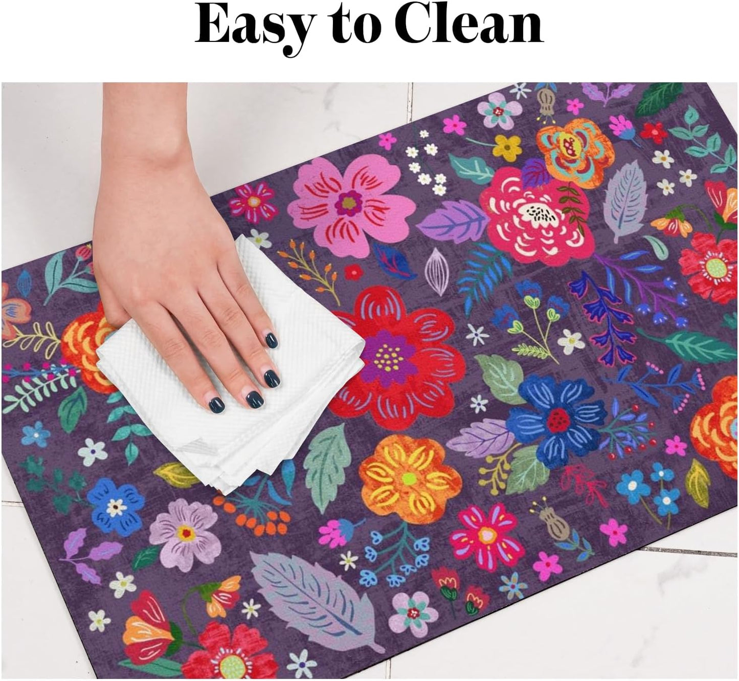 Dog Food Mats for Floors, Absorbent Dog Bowl Mat for Food and Water Dispenser, Quick Dry Cat Food Mat Pet Supplies