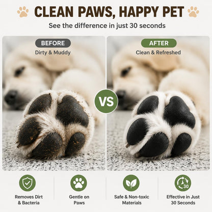 DOGNESS W01 Automatic Dog Paw Cleaner for Small to Medium Dogs (White)