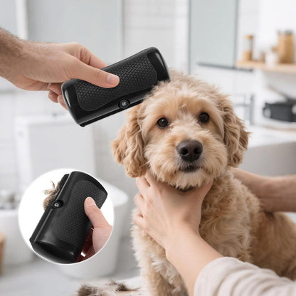 Deshedding Dog Brush for Shedding, Undercoat Grooming Tool for Dogs, Cats & Horses, Ergonomic Brush Painlessly Removes Pet Loose & Matted Hair, Reduces Shedding for Short, Medium & Long Hair Pets