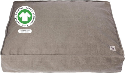 Molly Mutt Medium to Large Dog Bed Cover- Forever Young Print - Measures 27”X36”X5’’ - 100% Cotton - Durable - Breathable - Sustainable - Machine Washable Dog Bed Cover (Dd82b)