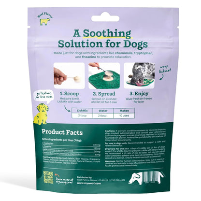 WOOF LickMixes - Dog Lick Mat Spread and Meal Topper - Delicious and Lower Calorie - Made with Wholesome Ingredients - Perfect for Dog Enrichment - Bacon & Cheese