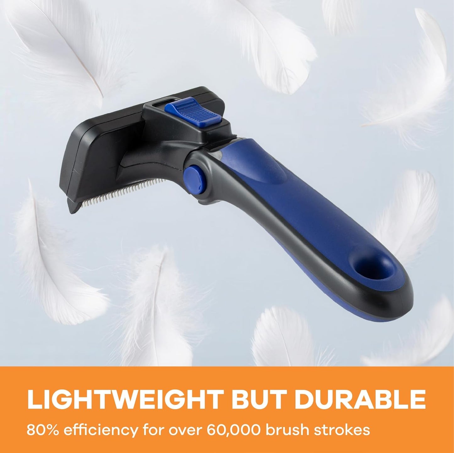 Deshedding Dog Brush for Short/Medium Hair (Medium,Red) – Gentle Deshedding Tool for Dogs & Cats – Reduces Shedding, Without damaging Topcoat. Removes Loose Fur & Dead Undercoat.