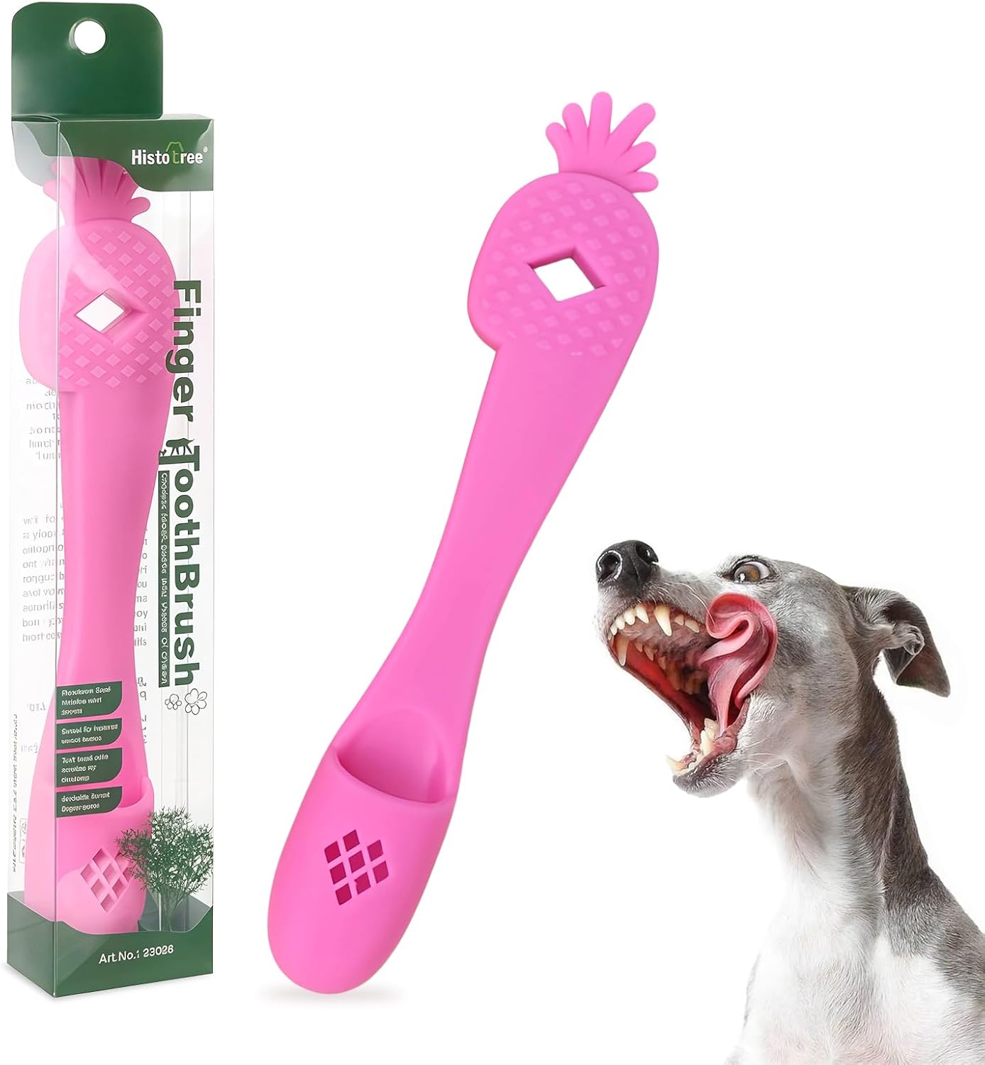 Yellow Pineapple-Shaped Dog Finger Toothbrush Soft TPR Anti-Slip Dog Finger Toothbrush Cover Cat Fingerbrush Tooth Cleaning Tool Pet Dental Care Toothbrush for Dogs and Cats 5.98in/15.2cm