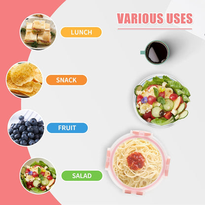 GULFLIN 24-Piece Small Glass Food Storage Containers with Lids Airtight, 1.5 Cup Meal Prep Containers Set, Microwave&Dishwasher Safe, Leak-Proof, BPA-Free, Grey