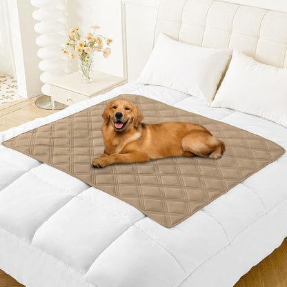 Smiry Waterproof Dog Bed Cover Blanket 30x70, Soft Reversible Pet Blanket, Washable Leakproof Cats Dogs Couch Cover for Sofa, Couch, Furniture, Grey/Dark Grey