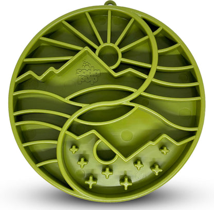 SodaPup Honeycomb Enrichment Bowl – Durable Slow Feeder Bowl Made in USA from Non-Toxic, Pet-Safe, Food Safe Material for Mental Stimulation, Slowing Down Eating, Healthy Digestion, & More