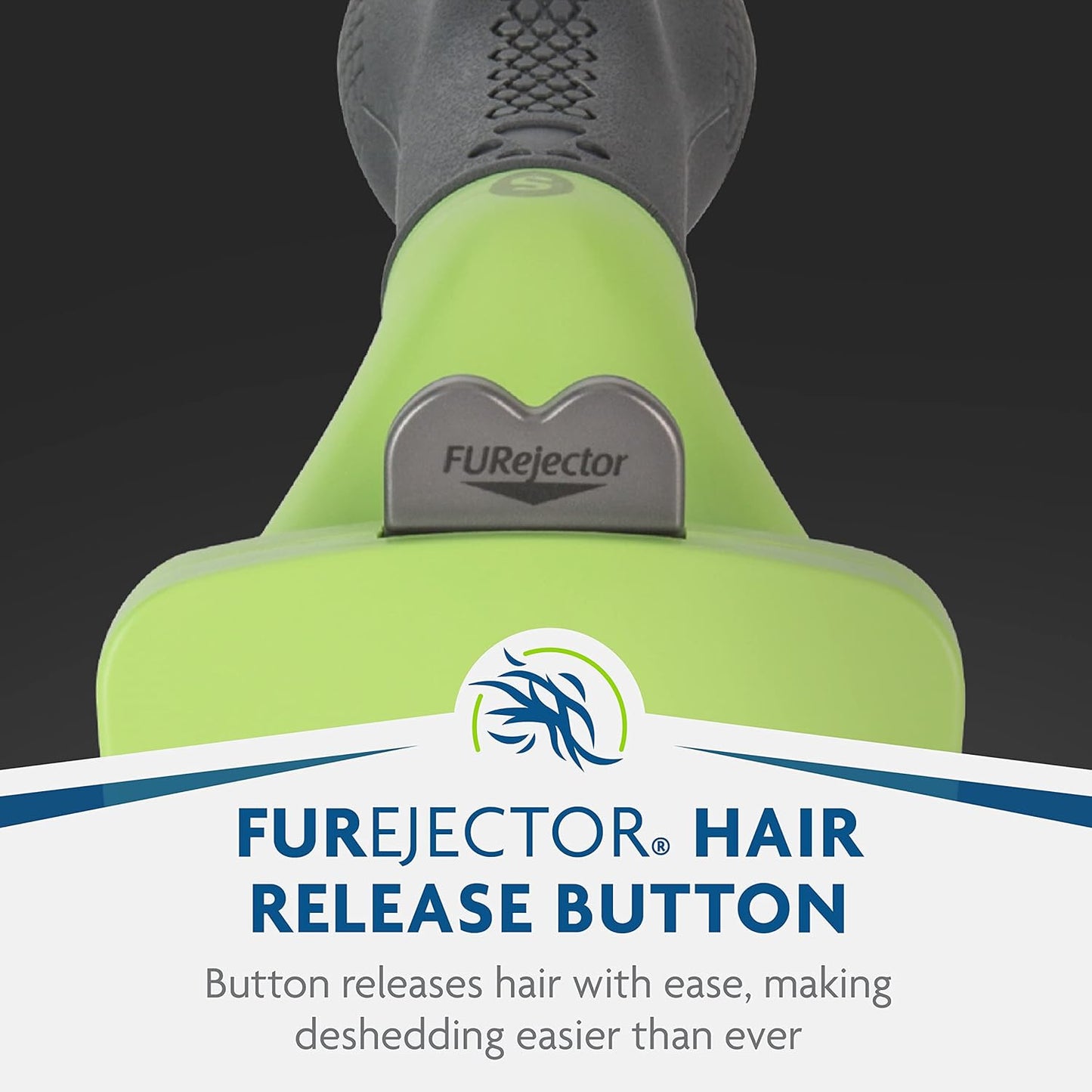 FURminator Large Dog Undercoat deShedding Tool for Long Hair, Reduces Loose Hair From Shedding