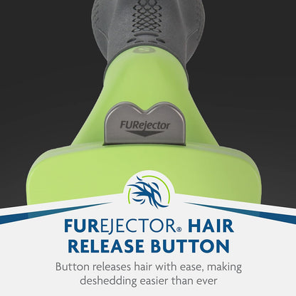 FURminator Large Dog Undercoat deShedding Tool for Long Hair, Reduces Loose Hair From Shedding