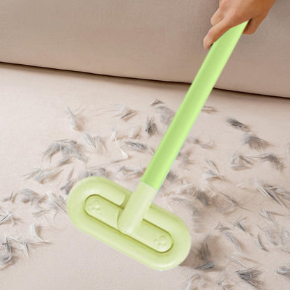Removal Broom, 17.91 Inches Reusable Ergonomic Brush with Extended Handle for Shedding Control, Pet Hair Cleaner with Sturdy Design and Easy Use, Cleaning Tool for Sofa Rug Vehicle Indoor Laundry