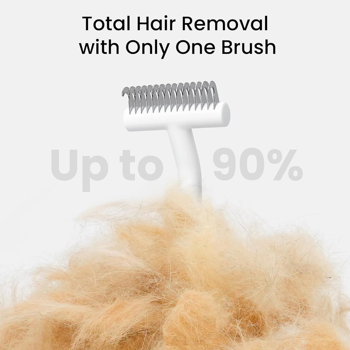 aumuca Undercoat Rake for Dogs & Cats – Deshedder & Grooming Brush – Dog Brush & Cat Brush for Long or Short Hair – Dematting Comb for Matted Fur, Kitten, Puppy, Rabbit, Horse