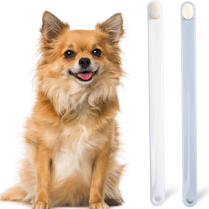 Dog Toothbrush Kit 2 Pack, Ultra Soft Pet Tooth Brush for Medium to Large Dogs & Cats, Animal Teeth Brushing Kit for Easy Dental Cleaning, 2 Pcs, Pink