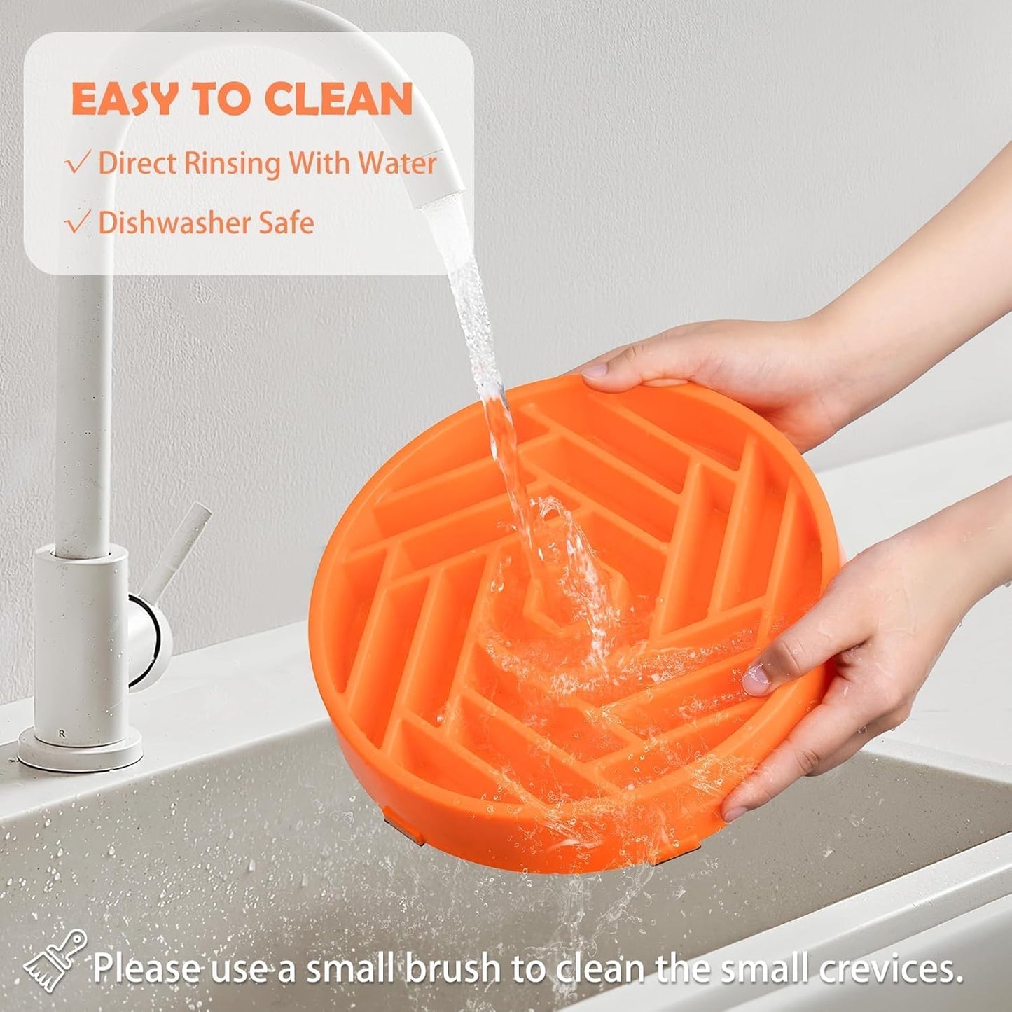 TOBYTO Slow Feeder Dog Bowls Large Medium Breed,Anti-Choking Slow Eating Dog Food Bowl,Non Slip Pet Slower Food Feeding Bowls Large Puzzle Slow Feeder Bloat Stop Maze Dog Dishes,Black