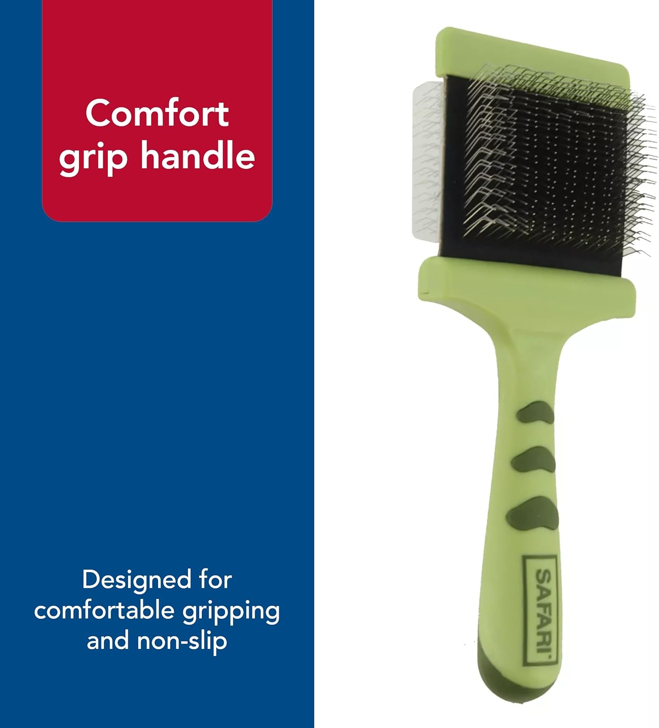 Coastal Pet Safari Dog Flexible Slicker Brush - Dog Brush for Shedding - Undercoat Rake & Grooming Tools for Small & Medium Pets - Small