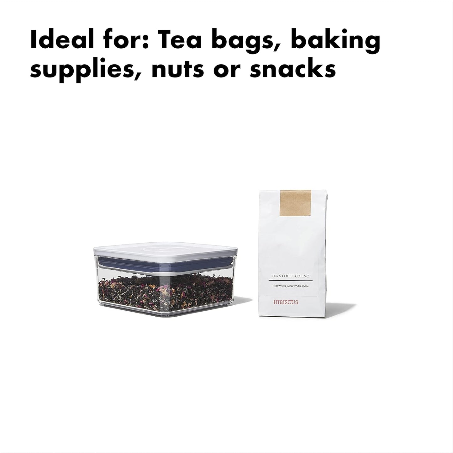 OXO, Good Grips Pop Container - 4.4 Qt/, Airtight Food Storage Containers, 142 Fl Oz