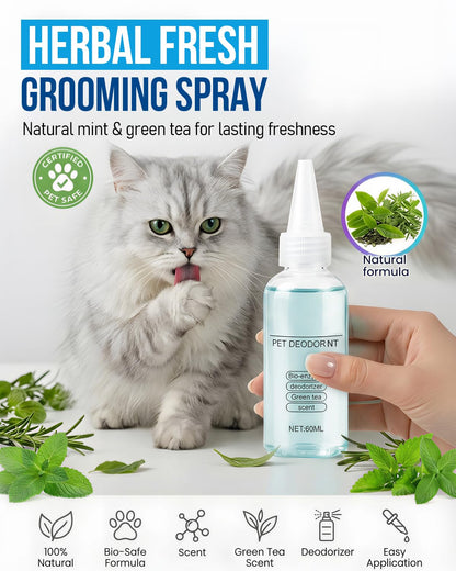 Dog Brush for Shedding & Cat Brush for Shedding, Deshedding Tool with Anti-Static Mist, Gentle Undercoat Remover, Pet Hair Remover, Self Cleaning, No Flying Fur