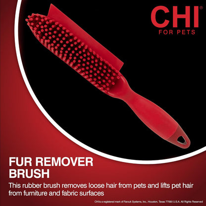 CHI for Dogs 2 in 1 Dematting and Deshedding Rake, Dual Head Dog Grooming Tool with Wide Tooth Dematting Rake and Fine Deshedding Rake, Detangler Comb for Thick Double and Long Dog Coat