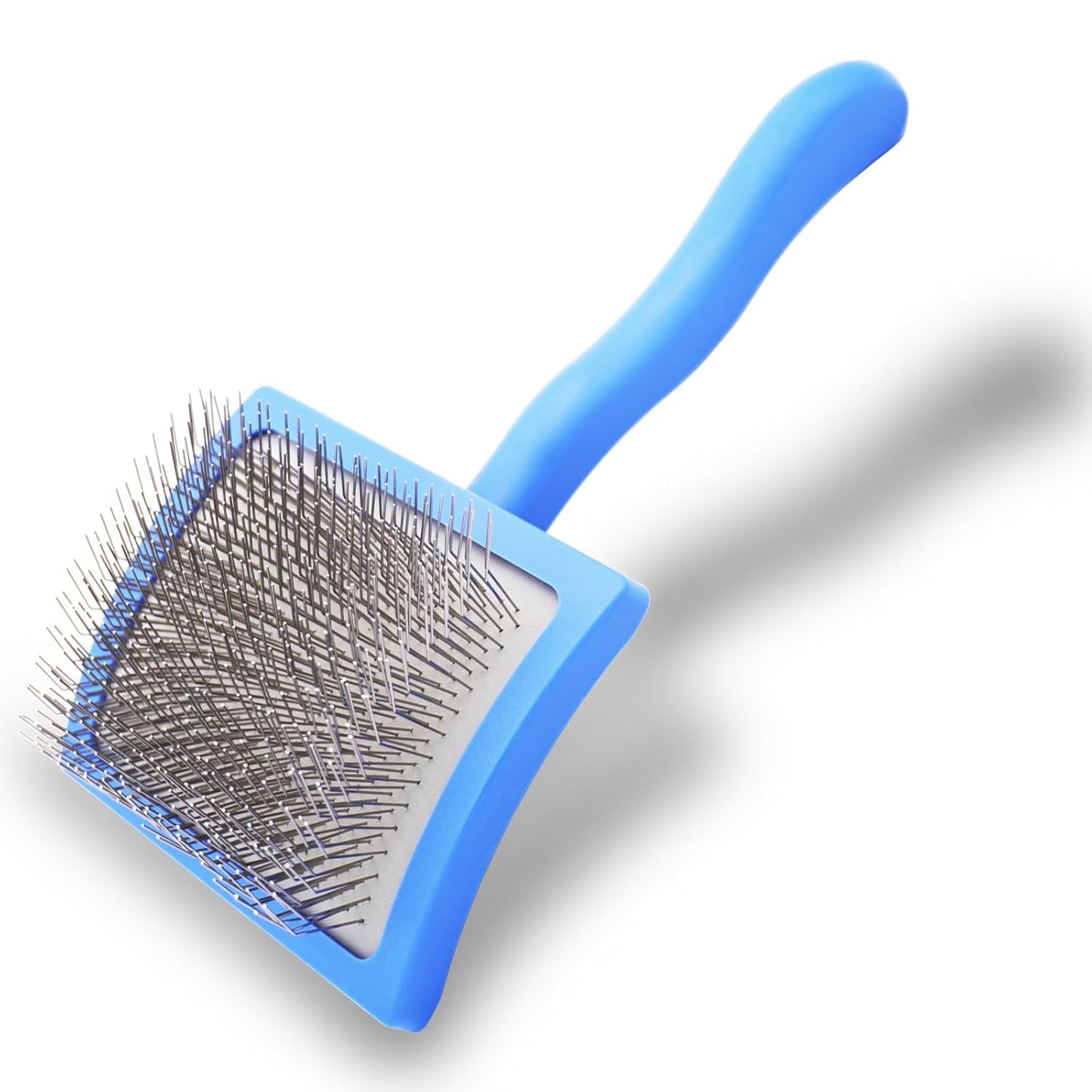 Slicker Brush for Dogs, Professional Pet Doodle Grooming brushes for Goldendoodles, Labradoodles, Poodles - Long Pin Detangler for Dematting dog slicker brush - Large