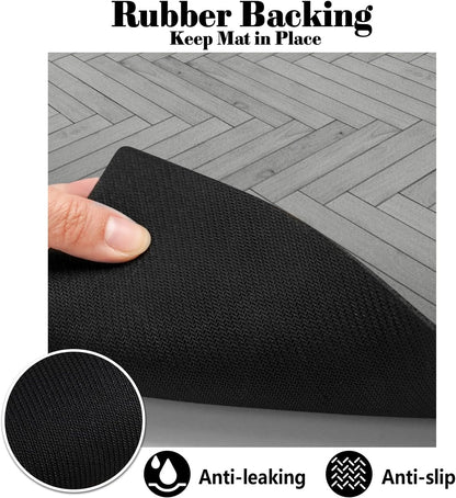 Dog Food Mats for Floors Absorbent, Pet Cat Food Mat - Quick Dry Dog Bowl Mats for Food and Water, Eco-Friendly Pet Supplies