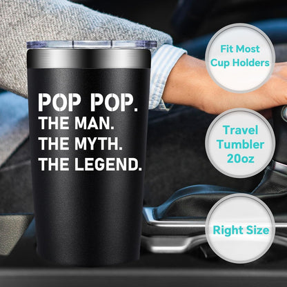BIRGILT Pawpaw Gifts from Grandkids - Pawpaw Fathers Day Gift - Best Paw Paw Gifts for Grandpa, Grandfather - 20oz Tumbler Cup