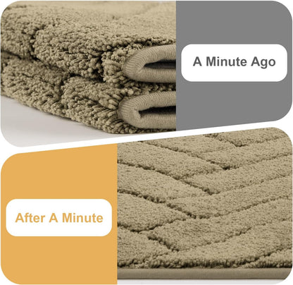 Tindbea Dog Mat for Mud Paws,Absorbs Moisture Dirt Non-Slip Washable Mud Mat for Dogs,Soft Rubber Backing Front Inside Pet Rug for Entryway, Dog Paws, Patio(20"x48",Charcoal)