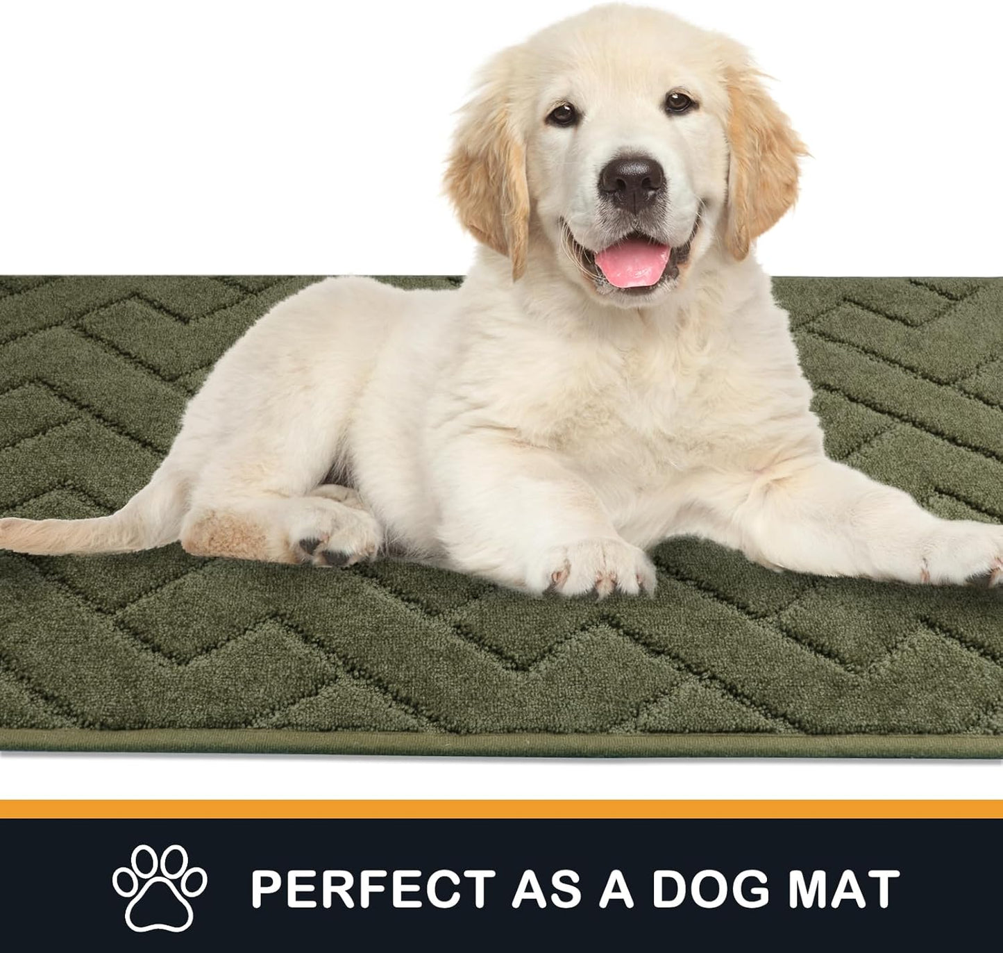 PURRUGS Dirt Trapping Door Mat 20" x 31.5", Non-Slip Machine Washable Entry Rug, Dog Doormat, Indoor Front Door Mat, Super Absorbent Entryway Rug for Muddy Shoes & Paws, Taupe