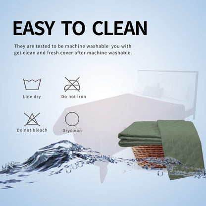 Easy-Going 100% Waterproof Dog Bed Cover, Non-Slip Pet Blanket for Furniture, Washable Couch Cover, Repleasement Sofa Cover (68x82 in,Gray)