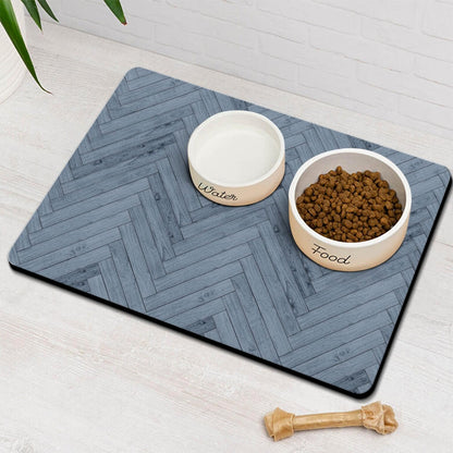 Dog Food Mats for Floors Absorbent, Pet Cat Food Mat - Quick Dry Dog Bowl Mats for Food and Water, Eco-Friendly Pet Supplies