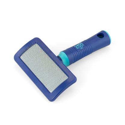 Good Scout 2-Piece Deshedding Tool Set with Self-Cleaning Slicker Brush & Dual-Head for Dogs & Cats, Gentle, Safe & Effective Grooming Tool for Short or Long Haired Animals