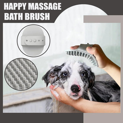 Dog Brush Grooming Kit 5PCS - Dog Brush for Shedding,Puppy Brush and Flea Comb for Dogs, Slicker Brush Comb and Dog Hair Brush Set Blue, Grooming at Home or Travel